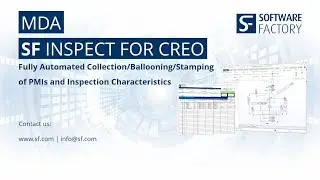 SF INSPECT for PTC Creo - Automated Stamping of PMIs