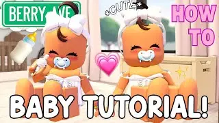 Cutest BABY GIRL TUTORIAL & OUTFIT CODES For Berry Avenue!