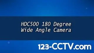 Wide Angle Security Camera, 180 Degree View by 123 CCTV