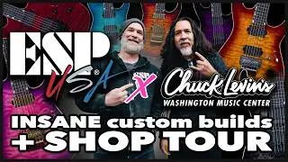 INSANE guitar builds at the ⁨@espguitarsusa⁩ Custom Shop