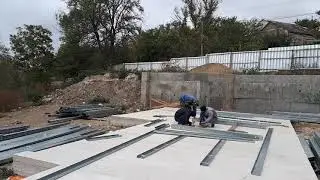 Монтаж каркасного дома из ЛСТК ЗА 11 ДНЕЙ