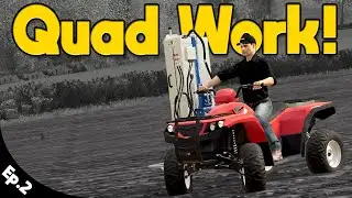 Quad Work! - Farming Simulator 19 -  Ep.2 (with Wheel Cam)