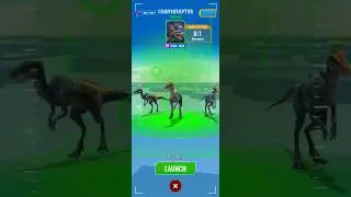 Darting COMPSORAPTOR Unique 🎯 Jurassic World Alive