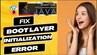 Eclipse Package Error Solution   Error Occurred During Initialization of Boot Layer   Error Solved ✅