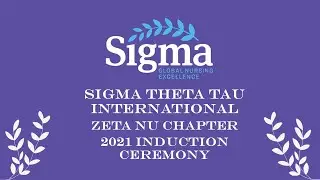 Zeta Nu 2021 Chapter Induction