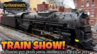 BIG Trains, BIGGER Train Show!  Greenberg, Pittsburgh show Fall 2023