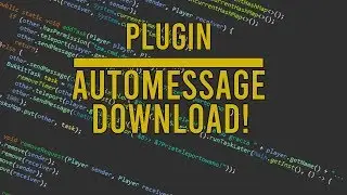 🔥[DL] Plugin na automessage na twój serwer *mega*🤑