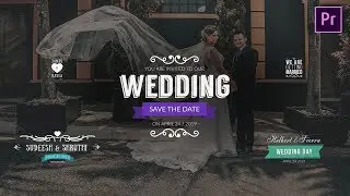 New Wedding Title Preset | Free Premiere Pro Template