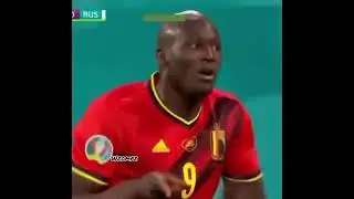 Lukaku dedicating his goal to Cristian Eriksen