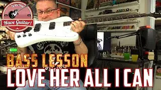 Love Her All I Can by KISS|Bass lesson w Tabs