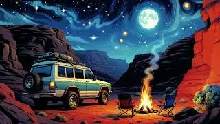 70s Psychedelic Rock | Hypnotic Guitar & Chill • Car Camping Vibes