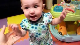 Emi walking at 10 months