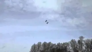 Авиашоу Русские Витязи в Омске 19 марта 2016