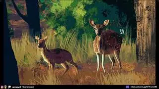 Oh Deer | Krita Digital Painting Timelapse