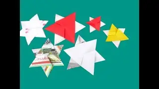 DIY - ESTRELA DE ORIGAMI TIPO ENVELOPE