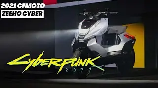 2021 CFMOTO ZEEHO CYBER SCOOTER RELEASE, SCOOTER WITH CYBERPUNK 2077 THEME