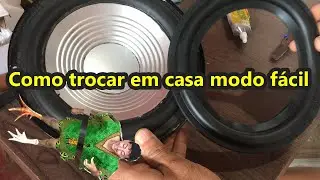 COMO TROCAR A SUSPENSÃO DO ALTO - FALANTE FORMA MAIS FÁCIL DO MUNDO