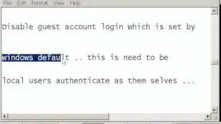 Telnet Setup