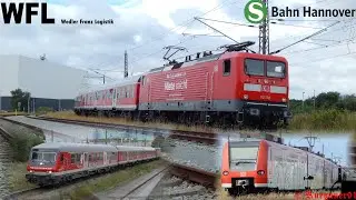 [HD] WFL Sonderzug + SBahn Überführung nach Mukran