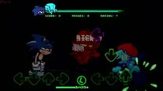 Alone V2 Sega Mix - but Sonic and Tails sings it cover | Friday Night Funkin'