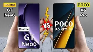 Realme GT Neo6 Vs Poco X6 Pro - Full Comparison 🔥 Techvs