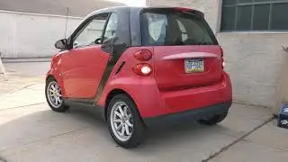 2009 smart fortwo engine start up and drive away