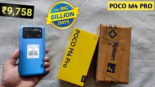 Poco M4 Pro 4G at ₹9,758 - Unboxing & Review | Flipkart Big Billion Day Sale 2022