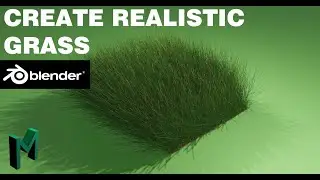How to create realistic grass in Blender 2.9 - Beginners (In 2 min) - MATRIX 3D