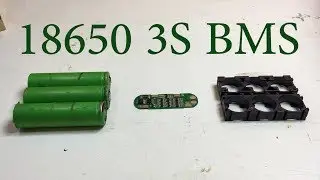 BMS For 18650 Li-Ion Battery (12.6V/3S)