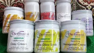 Dermacos Whitening Facial Complete Method. How To Do Whitening Salon Fcial At Home By Sanam Ansari.