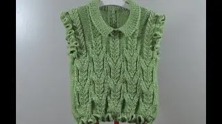 ЖИЛЕТ с косами для девочки