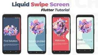 Create Liquid Swipe Animation in Flutter | Liquid Swipe Flutter | 2020