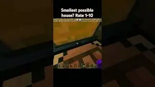 Smallest house #minecraft #shorts