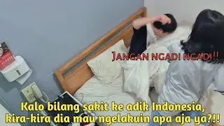 Prank! ngomong sakit ke adik Indonesia terus nyuruh ini itu!! gimana reaksinya??!