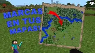 COMO PONER MARCAS EN TUS MAPAS DE MINECRAFT [JAVA,XBOX,PS4,SWITCH,MOBIL] |MonoRGM
