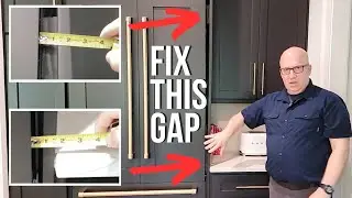 Cabinet Installation Mistakes | How to Fix the End Panel