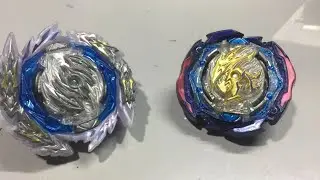 BEYBLADE BATTLES: Guilty Longinus Karma Metal Destroy -2 VS Judgement Perseus Giga Destroy' -2
