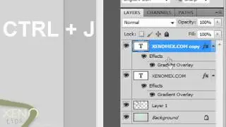 Add a smooth reflection to your text in Photoshop #12