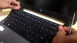 Open hp 240 g3 laptop REMOVE WIFI CARD