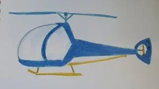 como desenhar um helicóptero