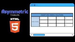 How to Create Asymmetric Table in HTML5