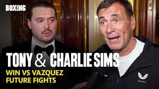Tony Sims and Charlie Sims React To Cordina Close Decision Win
