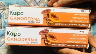 Kaipo Ganoderma Toothpaste Review & Uses #kaipo #ganoderma #toothpaste