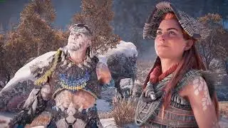 Aloy destroys Bulwark sky clan wall - Horizon Forbidden West PC
