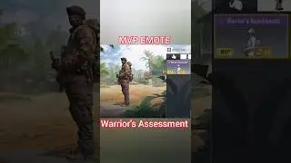 Warrior's Assessment MVP EMOTE Cod Mobile 