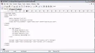 jQuery Tutorial   23   Contains selector