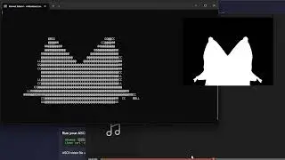 Bad Apple Terminal ASCII art