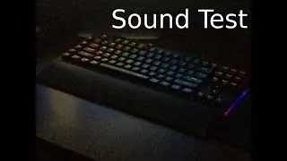 ABS vs PBT keycaps | Sound Test on Redragon K588 Pro