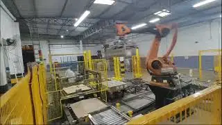NOVIGO Automation - Paletização Caixas de Leite