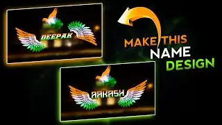 Independence Day Special Name Editing With Pixellab || 15th August Special Name Design || Typography